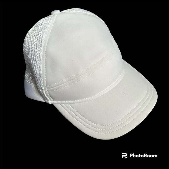 lululemon athletica Accessories - Lululemon White Baseball Hat Cap Adjustable SnapBack Running Fitness Workout